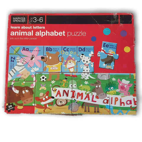 Animal Alphabet Puzzle