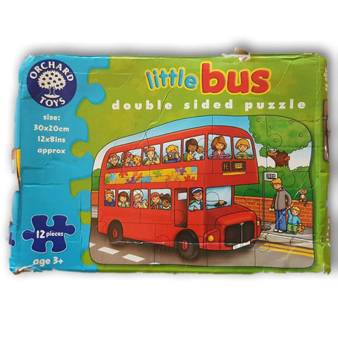 Little Bus Double Sided Puzzle 12 Pc