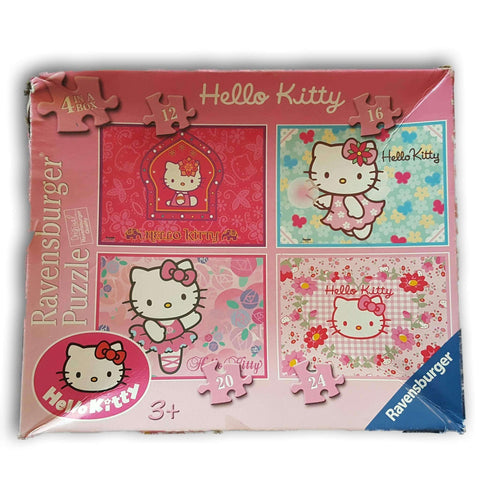 Hello Kitty 4 In 1 Puzzle