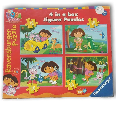 Dora 4 In 1 Puzzle