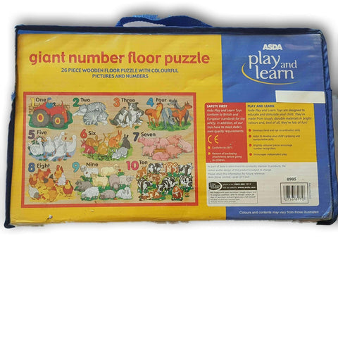 Giant Number Floor Puzzle