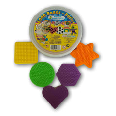 Pearler Beads bucket with 5 templates - Toy Chest Pakistan