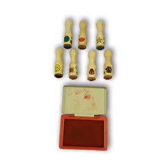 Knobbed Stamp set of 7 - Toy Chest Pakistan