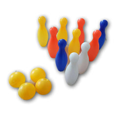 Small bowling set (10 pins, 4 balls) - Toy Chest Pakistan