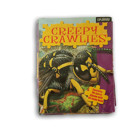 Creepy Crawlies 96 Oc Puzzle And 48 Page Book
