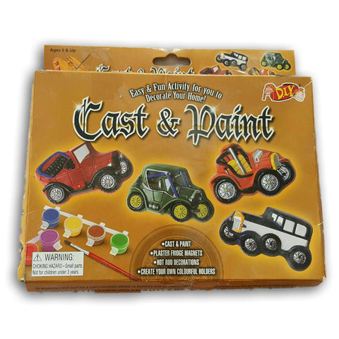 Diy Cast And Paint Car Set