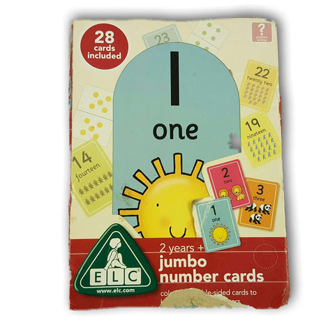 Elc Jumbo Number Cards