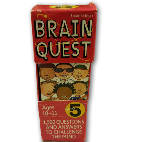 Brain Quest Grade 5 (Ages 10 To 11) Complete Deck