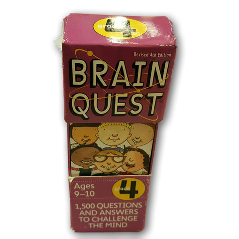 Brain Quest Grade 4- Ages 9 To 10 (Complete Set)