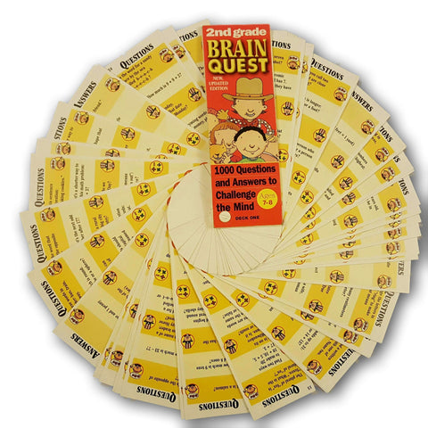 Brain Quest 2Nd Grade - Ages 7  To 8 (Both Decks)