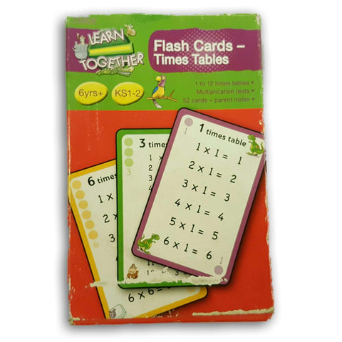 Learn Together - Multiplication Flash Cards