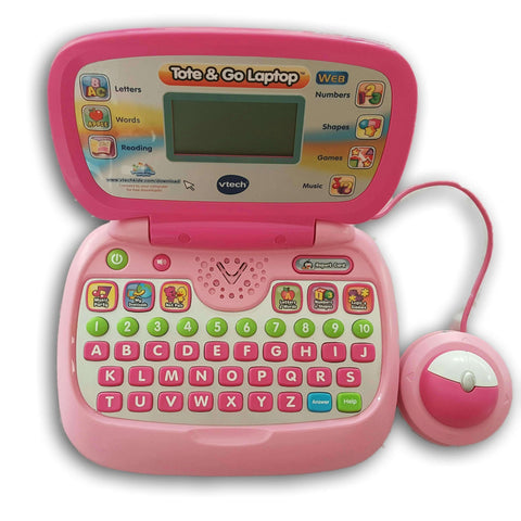 Vtech Tote N Go Laptop Web Connect- Pink – Toy Chest Pakistan