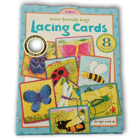 More Friendly Bug Lacing Cards