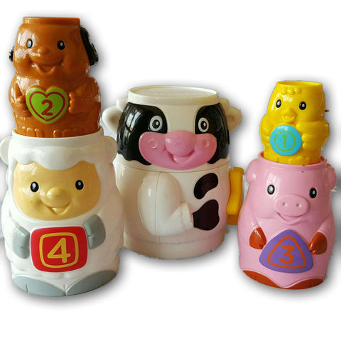 Stacking Animal Cups