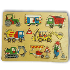 Wooden Vehicle puzzle - Toy Chest Pakistan