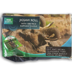 jigsaw roll with 1000 pc elephant puzzle - Toy Chest Pakistan