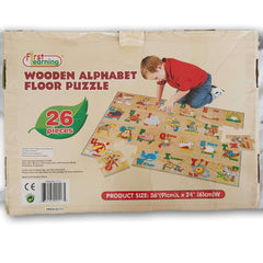 Wooden Alphabet Floor Puzzle - Toy Chest Pakistan