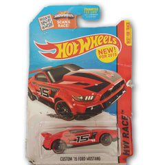 Hot Wheels, 2015 HW Race, Custom '15 Ford Mustang [Red] 154/250 - Toy Chest Pakistan
