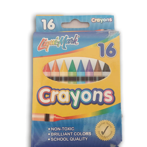 16 Crayons By Liquid Mark