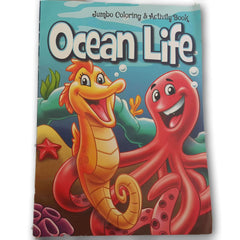 Ocean Life jumbo Colouring and Acitivty Book New - Toy Chest Pakistan