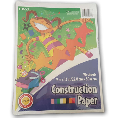 Construction Paper 96 Sheets New