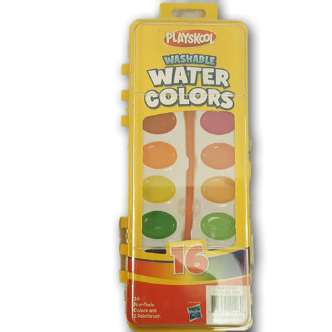 Playskool Washable Water Colours (16) New