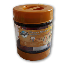 True Heroes Western Adventure Playset Bucket 85 Pieces - Toy Chest Pakistan