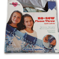 no-sew Fleece Throw Craft Kit - Toy Chest Pakistan