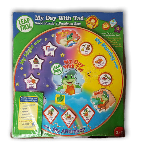 Leapfrog  My Day With Tad Puzzle New