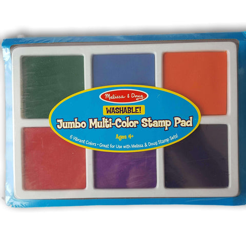 Melissa & Doug Washable Jumbo Multicolour Stamp Pad New