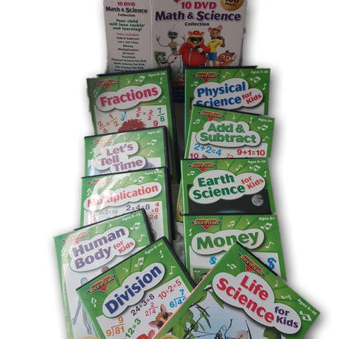 10 Dvd Math And Science Collection