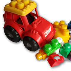 Mega Bloks Red Car with 20 blocks - Toy Chest Pakistan