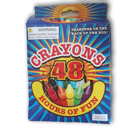 48 Crayons With Sharpner