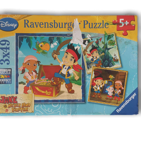 Jake Neverland Pirate 3 X 49 Puzzle