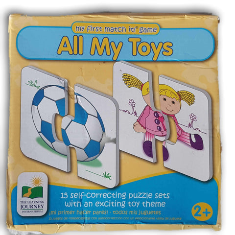 All My Toys - 2 Piece Puzzle