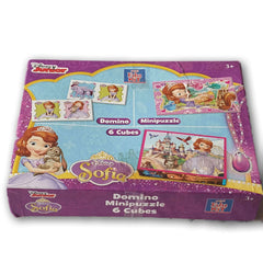 Sofia (2 games - 12 pc puzzle, 6 piece cube puzzle) - Toy Chest Pakistan