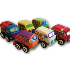 Small soft foam cars (medium size set of 6) - Toy Chest Pakistan