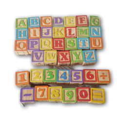 Garanimals Blocks Alphabets and Numbers (complete) - Toy Chest Pakistan