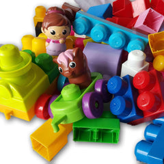 Mega bloks train with carriage and 30 blocks) - Toy Chest Pakistan
