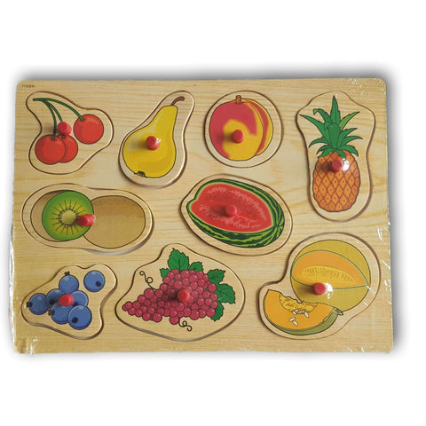 Wooden Puzzle Fruits