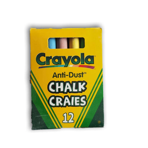 Crayola Anti Dust Coloured Chalks