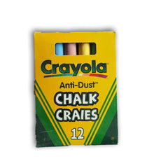 Crayola Anti dust coloured chalks - Toy Chest Pakistan