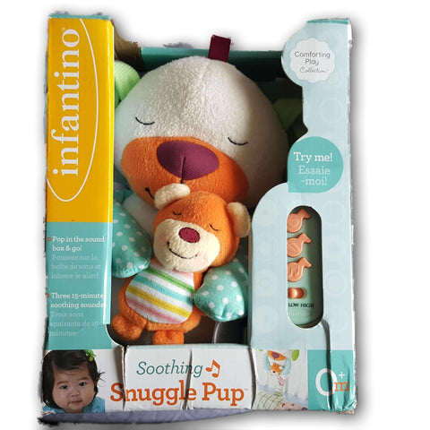 Infantino Sooth Snuggle Pup New