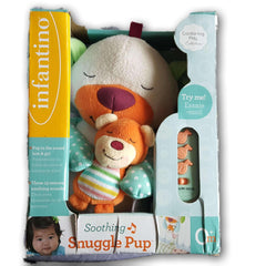 Infantino Sooth Snuggle Pup NEW - Toy Chest Pakistan