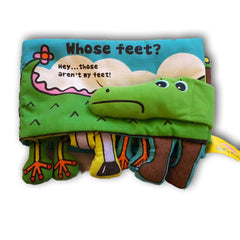 Cloth Book: Whose Feet - Toy Chest Pakistan