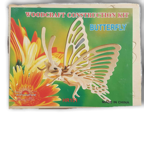 Woodcraft Construction Kit (Butterfly)