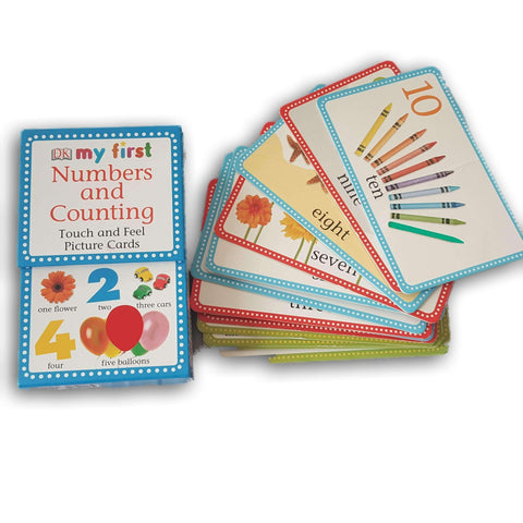 My First Numbers And Counting Touch And Feel Picture Cards