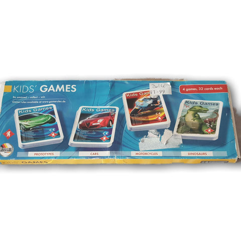 Kids' Game - Four Card Game Set New