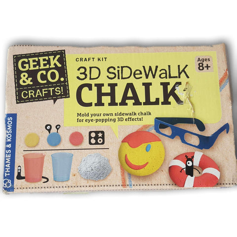 3D Sidewalk Chalk Kit