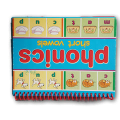 Phonics short vowels flip book - Toy Chest Pakistan